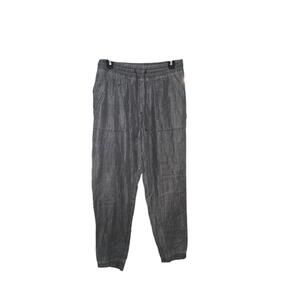 NWT Falls Creek Gray Lyocell Cotton Jogger Pants Elastic Waist Pockets Women's S